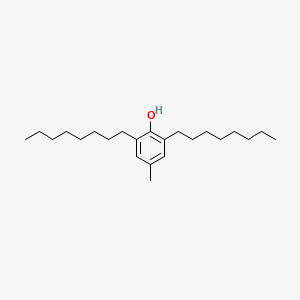molecular formula C23H40O B15181369 2,6-Dioctyl-p-cresol CAS No. 23271-28-5