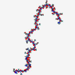 molecular formula C314H468N88O96S8 B15181542 Neurotoxin I (Buthus occitanus tunetanus reduced) CAS No. 85188-73-4