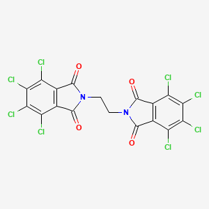 molecular formula C18H4Cl8N2O4 B15181545 N,N'-Ethylenebis(3,4,5,6-tetrachlorophthalimide) CAS No. 31738-06-4