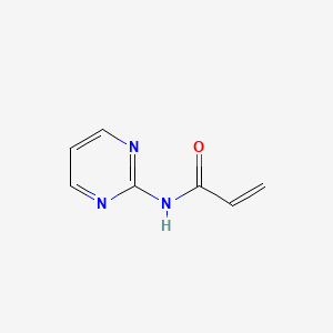molecular formula C7H7N3O B1518169 N-(Pyrimidin-2-yl)acrylamide CAS No. 27179-37-9