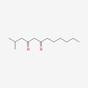 molecular formula C13H24O2 B15181808 2-Methyldodecane-4,6-dione CAS No. 94231-93-3