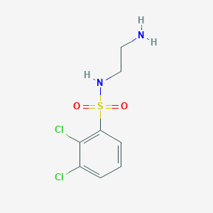 molecular formula C8H10Cl2N2O2S B1518181 N-(2-aminoethyl)-2,3-dichlorobenzene-1-sulfonamide CAS No. 1154979-05-1