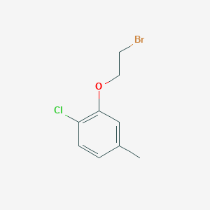 molecular formula C9H10BrClO B1518186 2-(2-Bromoethoxy)-1-chloro-4-methylbenzene CAS No. 910032-21-2