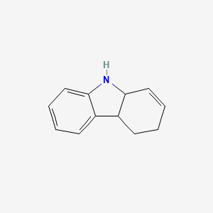 molecular formula C12H13N B15181945 4,4a,9,9a-tetrahydro-3H-carbazole CAS No. 84558-27-0