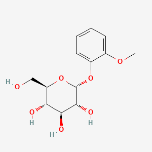 molecular formula C13H18O7 B15181998 alpha-D-Glucopyranoside, 2-methoxyphenyl- CAS No. 84380-02-9