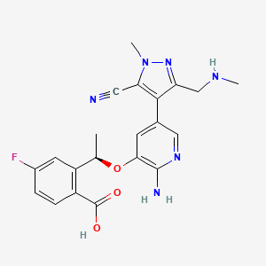 molecular formula C21H21FN6O3 B1518224 FSA26J9M8B 