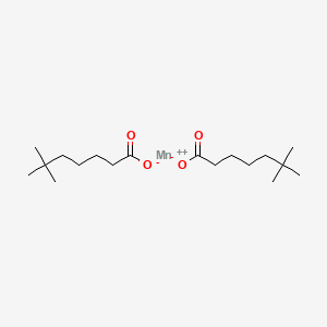 molecular formula C18H34MnO4 B15182302 Manganese neononanoate CAS No. 93918-16-2