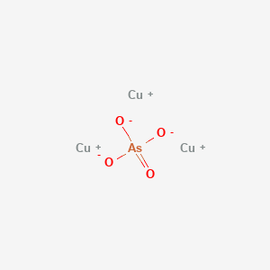 molecular formula AsCu3O4 B15182384 Cuprous arsenate CAS No. 50400-19-6