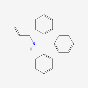 molecular formula C22H21N B15182452 Benzenemethanamine, alpha,alpha-diphenyl-N-2-propenyl- CAS No. 20020-75-1