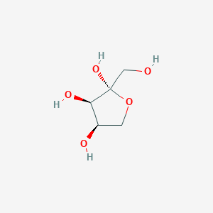 molecular formula C5H10O5 B15182480 beta-D-Ribulofuranose CAS No. 131064-70-5