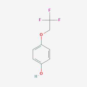 molecular formula C8H7F3O2 B151825 4-(2,2,2-三氟乙氧基)苯酚 CAS No. 129560-99-2