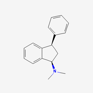 molecular formula C17H19N B15182644 Dimefadane, cis- CAS No. 86946-40-9