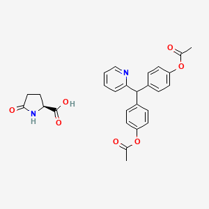 molecular formula C27H26N2O7 B15182669 Einecs 299-159-9 CAS No. 93857-27-3