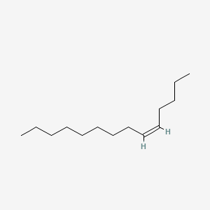 molecular formula C14H28 B15182678 5-Tetradecene, (Z)- CAS No. 41446-62-2