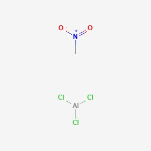 molecular formula CH3AlCl3NO2 B15182682 Nitromethane;trichloroalumane CAS No. 3495-54-3