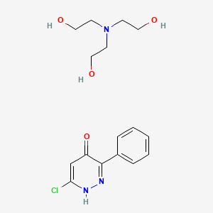 molecular formula C16H22ClN3O4 B15182740 Einecs 262-176-7 CAS No. 60329-31-9