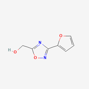 B1518286 [3-(Furan-2-yl)-1,2,4-oxadiazol-5-yl]methanol CAS No. 1153452-67-5