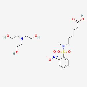 molecular formula C19H33N3O9S B15183949 Einecs 299-843-7 CAS No. 93905-09-0