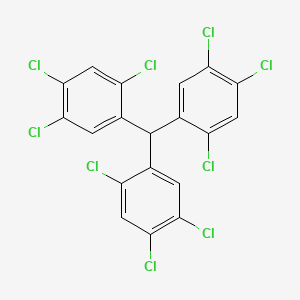 molecular formula C19H7Cl9 B15183970 Tris(2,4,5-trichlorophenyl)methane CAS No. 70757-50-5