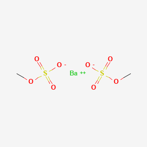 molecular formula C2H6BaO8S2 B15184282 Barium methyl sulfate CAS No. 513-17-7
