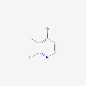 molecular formula C6H5BrFN B151843 4-溴-2-氟-3-甲基吡啶 CAS No. 128071-79-4