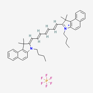 4,5:4'',5''-Dibenzo-1,1''-dibutyl-3,3,3'',3''-tetramethylindatricarbocyanine hexafluorophosphate
