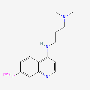 molecular formula C14H18IN3 B15184791 Iomethin I-123 CAS No. 67150-99-6