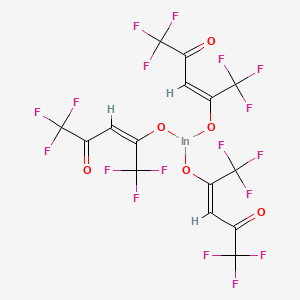 molecular formula C15H3F18InO6 B1518480 Indium hexafluoropentanedionate 