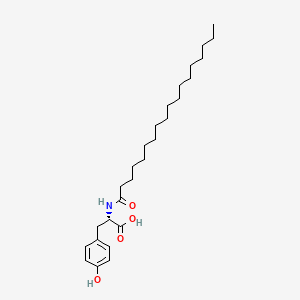 molecular formula C27H45NO4 B15184855 N-Stearoyltyrosine CAS No. 57993-25-6