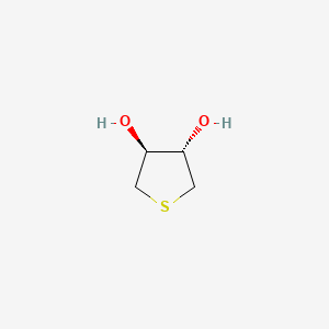 molecular formula C4H8O2S B15184918 trans-3,4-Dihydroxythiolane CAS No. 2657-70-7