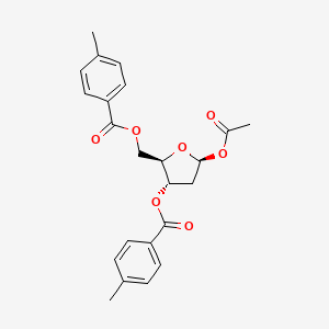 [(2R,3S,5S)-5-Acetyloxy-3-(4-methylbenzoyl)oxyoxolan-2-yl]methyl 4-methylbenzoate