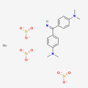 molecular formula C17H21MoN3O9Si3-6 B15184987 Einecs 285-306-4 CAS No. 85068-46-8