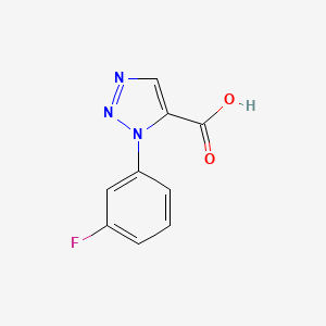 1-(3-fluorophenyl)-1H-1,2,3-triazole-5-carboxylic acid