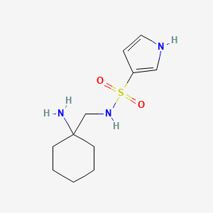 N-[(1-aminocyclohexyl)methyl]-1H-pyrrole-3-sulfonamide