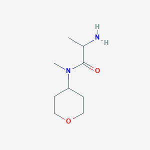 2-amino-N-methyl-N-(oxan-4-yl)propanamide
