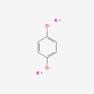 molecular formula C6H4K2O2 B15185282 Dipotassium hydroquinone CAS No. 4554-13-6