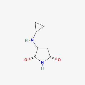 B1518531 3-(Cyclopropylamino)pyrrolidine-2,5-dione CAS No. 1218107-98-2