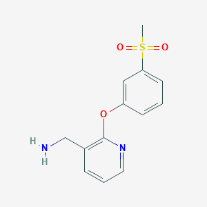 [2-(3-Methanesulfonylphenoxy)pyridin-3-yl]methanamine