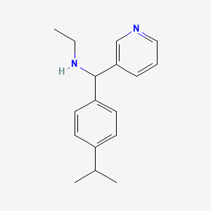 Ethyl({[4-(propan-2-yl)phenyl](pyridin-3-yl)methyl})amine