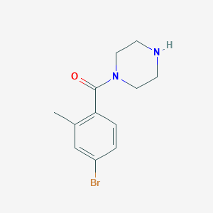 1-(4-Bromo-2-methylbenzoyl)piperazine
