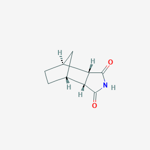 molecular formula C9H11NO2 B151854 (3aR,4R,7S,7aS)-hexahydro-1H-4,7-methanoisoindole-1,3(2H)-dione CAS No. 28871-95-6