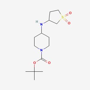 Tert-butyl 4-[(1,1-dioxo-1lambda6-thiolan-3-yl)amino]piperidine-1-carboxylate