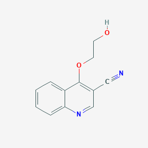 4-(2-Hydroxyethoxy)quinoline-3-carbonitrile