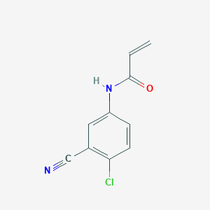 N-(4-chloro-3-cyanophenyl)prop-2-enamide