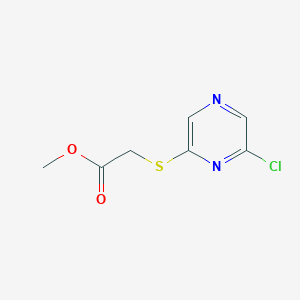 Methyl 2-[(6-chloropyrazin-2-yl)sulfanyl]acetate