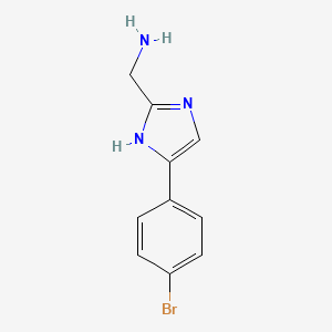 (4-(4-Bromophenyl)-1H-imidazol-2-YL)methanamine