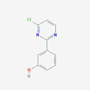 3-(4-Chloropyrimidin-2-yl)phenol