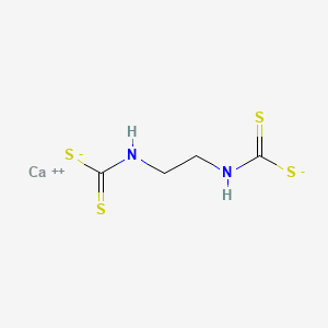 molecular formula C4H6CaN2S4 B15185584 Calcium ethylenebis(dithiocarbamate) CAS No. 5895-18-1