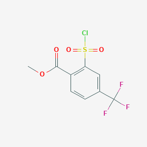 Methyl 2-(chlorosulfonyl)-4-(trifluoromethyl)benzoate
