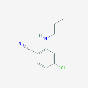 4-Chloro-2-(propylamino)benzonitrile